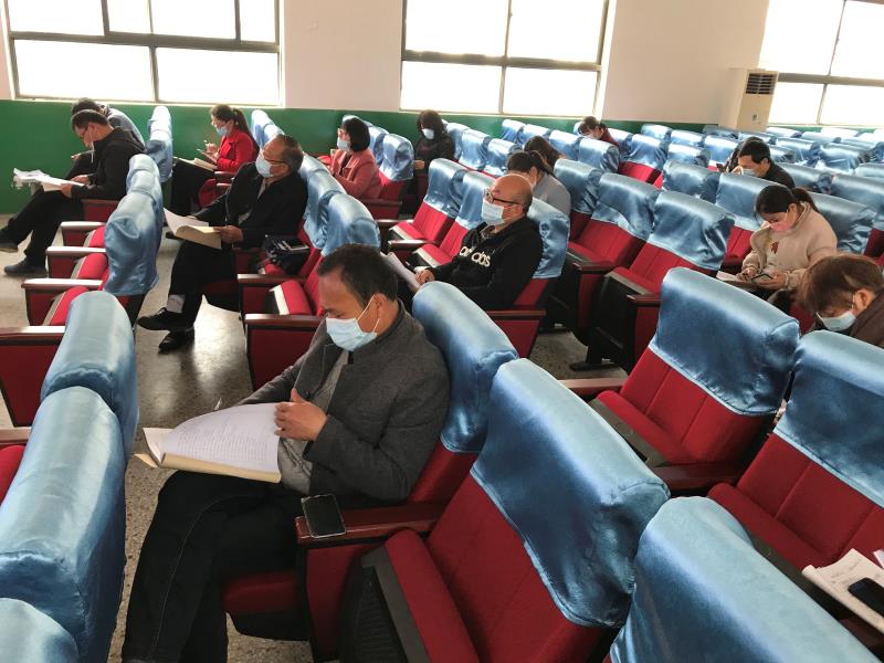 台儿庄 | 泥沟镇兰城小学教职工进行防控新冠病毒肺炎知识和技能培训