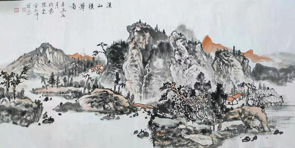 笔墨逸趣 杳然山岭 ——记台儿庄职业山水画家李敬伟先生