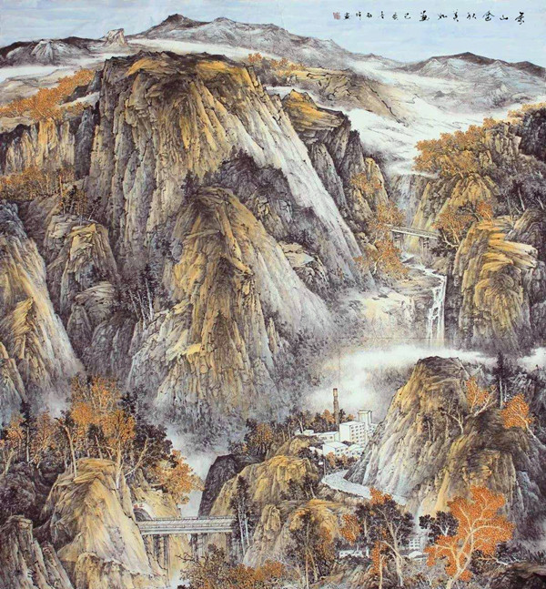 笔墨逸趣  杳然山岭 ——记台儿庄职业山水画家李敬伟先生